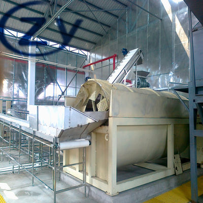 Πολλών χρήσεων περιστροφική πλύση κουπιών πατατών μηχανών επεξεργασίας μανιόκων