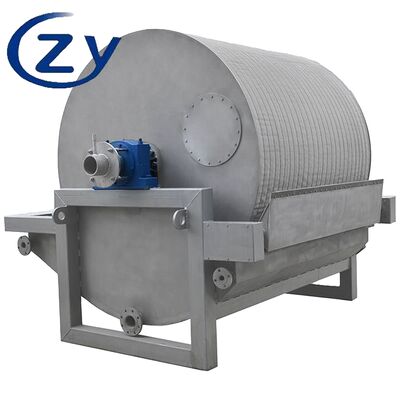 Φίλτρο κενού με περιστροφικό τύμπανο με ενσωματωμένο κινητήρα κίνησης για εργοστάσια παραγωγής άμυλου πατάτας