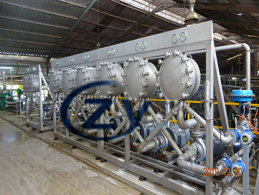 Βασικός καθαρισμός Multicyclone μανιόκων μηχανημάτων 2t/H επεξεργασίας αμύλου
