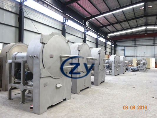 37kw εξοπλισμός εξαγωγής αμύλου μανιόκων μηχανών με την οθόνη SS304 λέιζερ 120 μικρού