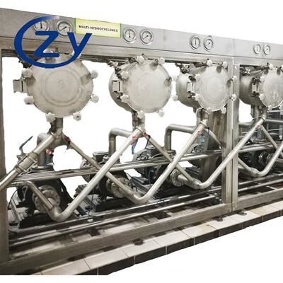 Προσαρμόσιμος πολυκυκλώνας άμυλου με βελτιστοποιημένο διαχωρισμό καλλιεργειών κόκκων