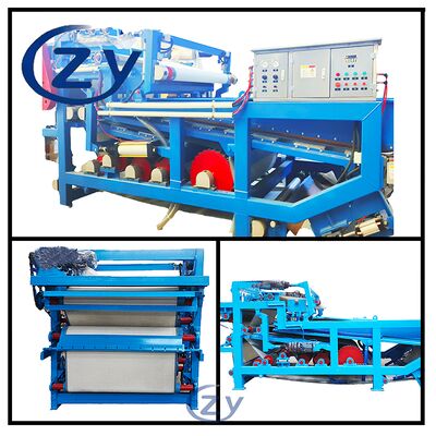 Φίλτρο αφυδάτωσης ζώνης από ανοξείδωτο χάλυβα για την βιομηχανική αφυδάτωση ινών κασσάβης και την επεξεργασία των αποβλήτων