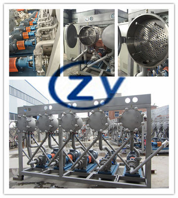 Άσπρα μηχανήματα SS304 Multicyclone πλύσης αμύλου μανιόκων Slivery