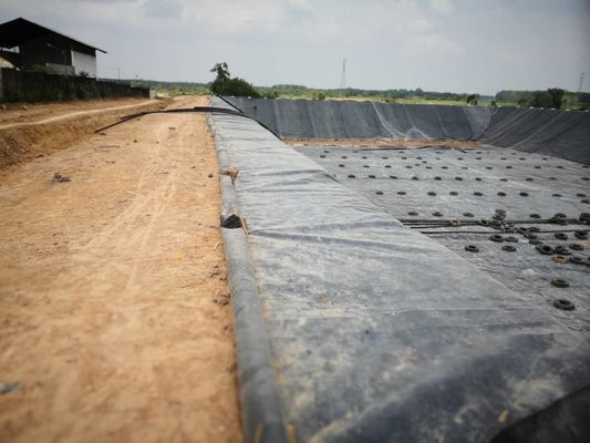 Αντι διαρροή 2mm HDPE γεωργικό σκάφος της γραμμής λιμνών δεξαμενών φραγμάτων Geomembrane
