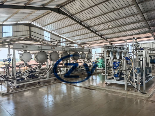 Το Multicyclone αφαιρεί τον έλεγχο PLC μηχανών αμύλου ταπιόκας ινών